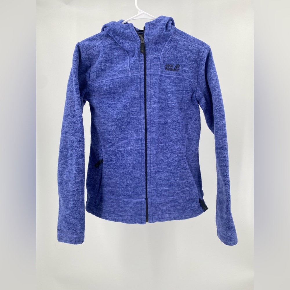 Jack Wolfskin nanuk 300 fleece women’s full‎ zip hooded jacket